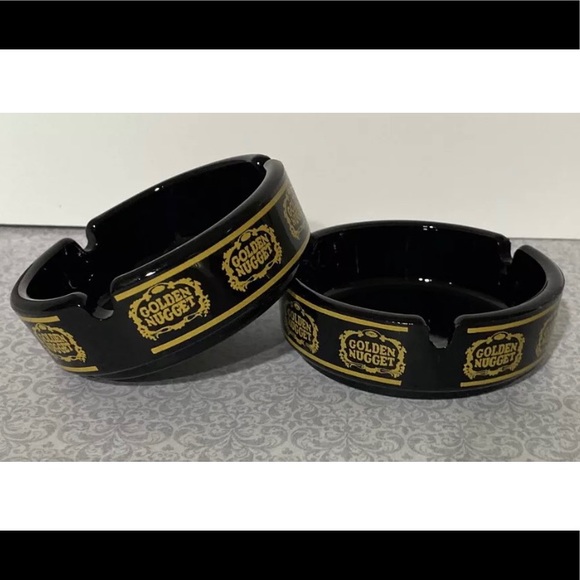 1950’s - 1960’s Golden Nugget Casino - 2 Ashtrays - Picture 1 of 5